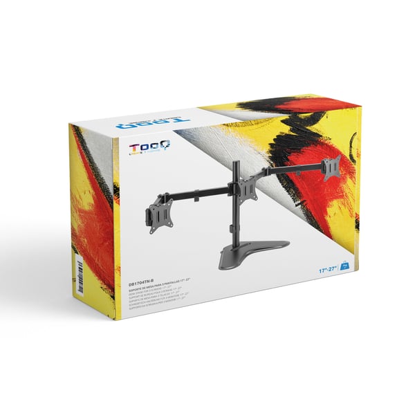 TooQ DB1704TN-B fäste och ställ till bildskärm 68,6 cm (27") Bord Svart