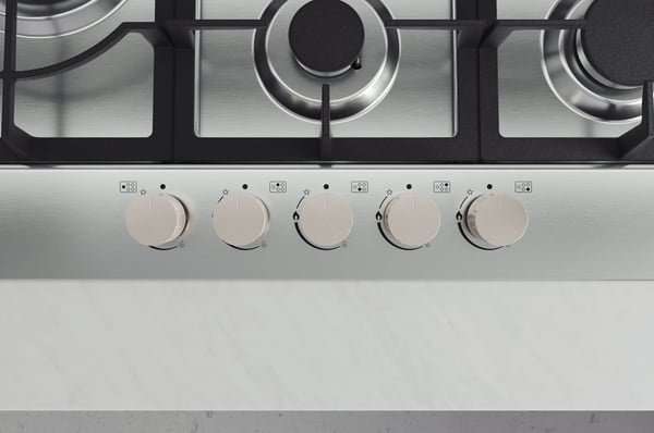 LG CBGZ3016S Ruostumaton teräs Kiinteä 75 cm Kaasuliesi 5 alue(tta)