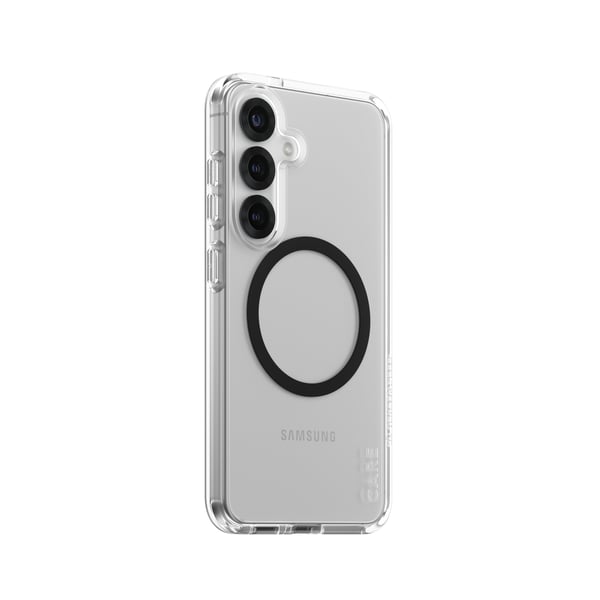 PanzerGlass CARE™ by ® Urban Combat Case Transparent m. Sort Qi Compatible Samsung Galaxy S25