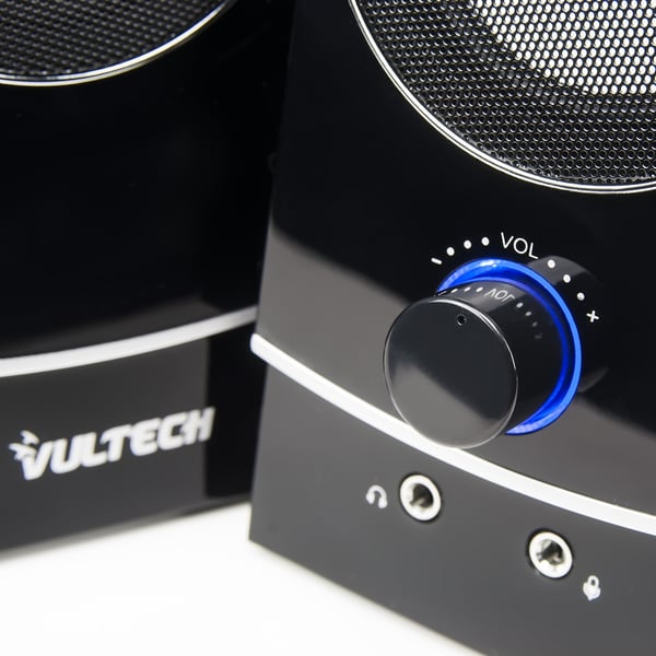 Vultech SP-330 högtalare 2-vägs Svart Kabel 3 W