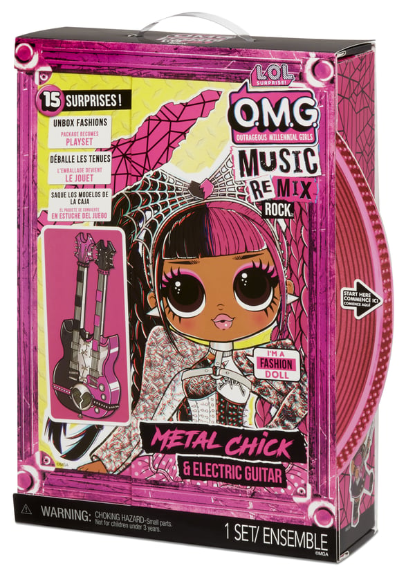 L.O.L. Surprise! OMG Remix Rock- Metal Chick and Electric Guitar