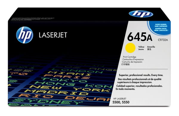 HP 645A - Keltainen - alkuperäinen - LaserJet - Värikasetti (C9732A)