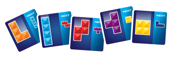 Jumbo Tetris Speed Kortspel Passa ihop