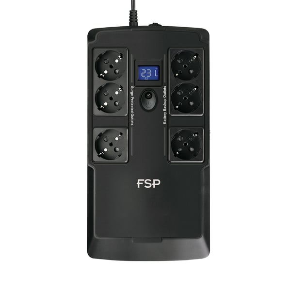 FSP NanoFit 800 UPS-enhed Standby (offline) 0,8 kVA 480 W 6 AC stikkontakt(er)