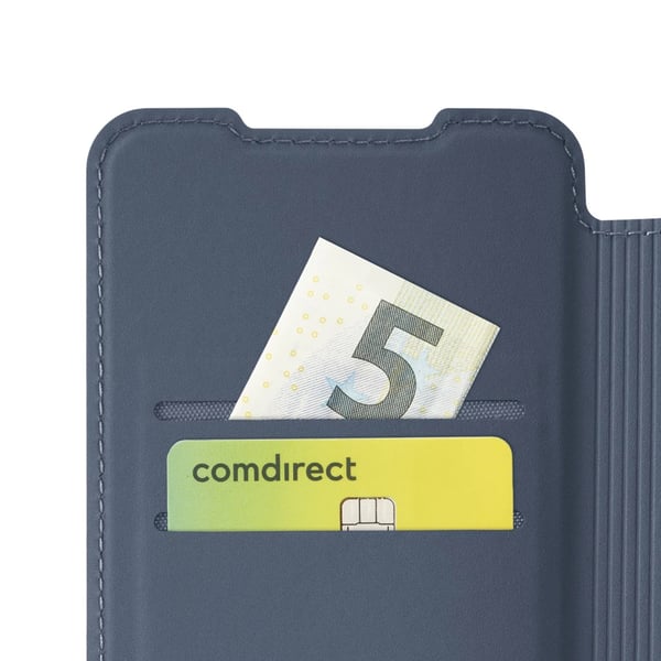 Hama Fantastic Feel mobiltelefonfodral 17 cm (6.7") Folio Blå
