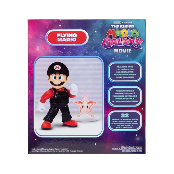 Super Mario The Galaxy Movie Flying Mario 5"