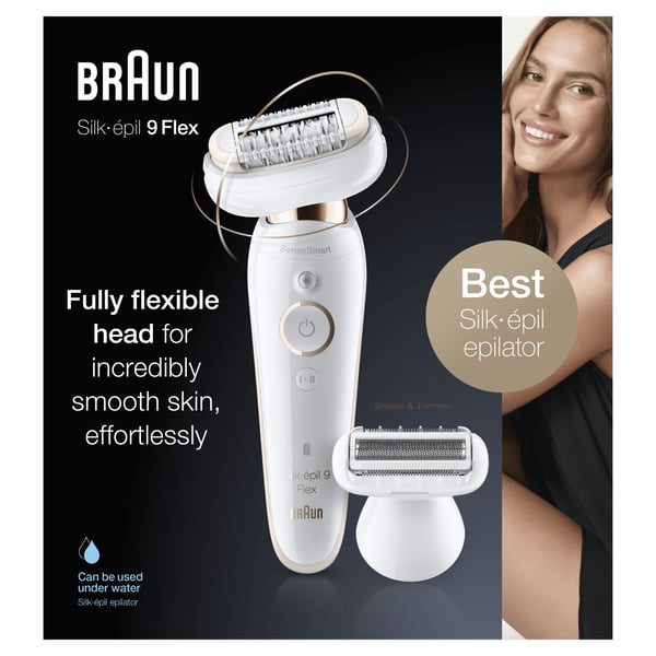 Braun Silk-épil 9 9-006 Flex 40 pincetter Vit