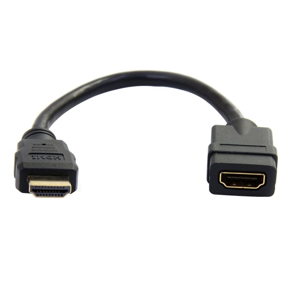 StarTech.com HDMIEXTAA6IN HDMI-kaapeli 0,152 m HDMI-tyyppi A (vakio) Musta