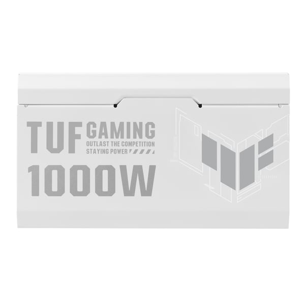 ASUS TUF Gaming 1000W Gold White Edition strömförsörjningsenheter 20+4 pin ATX ATX Vit