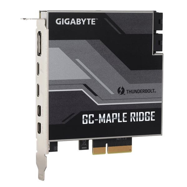 GIGABYTE GC-MAPLE RIDGE interface-kort/adapter Intern DisplayPort, Mini DisplayPort, Thunderbolt 4, USB 3.2 Gen 2 (3.1 Gen 2)