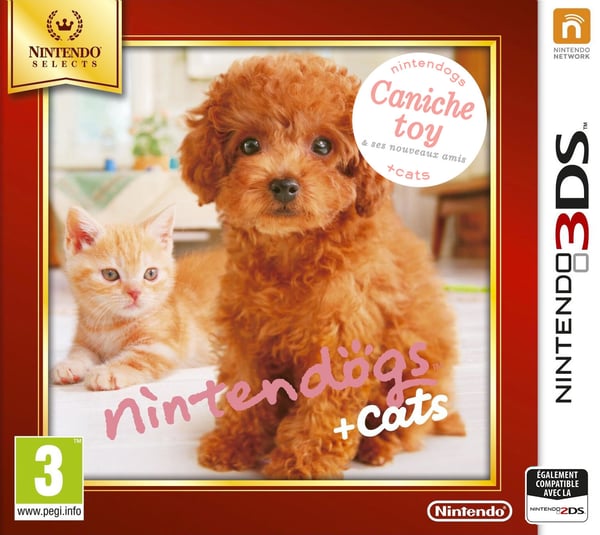 Nintendo Nintendogs + Cats Caniche Toy - Selects Tyska, Engelska, Spanska, Franska, Italienska, Nederländska, Portugisiska, Ryska Nintendo 3DS