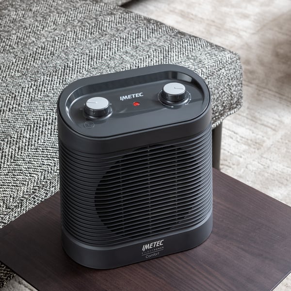 Imetec Silent Power Comfort inomhus Svart 2100 W Elektrisk värmefläkt