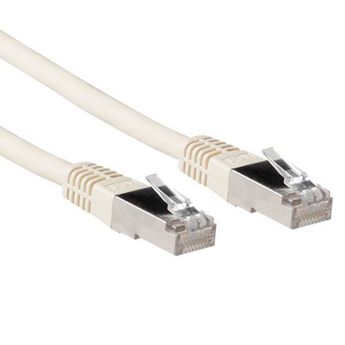 ACT 10.00m Cat6a SSTP PiMF netværkskabel Elfenben 10 m S/FTP (S-STP)