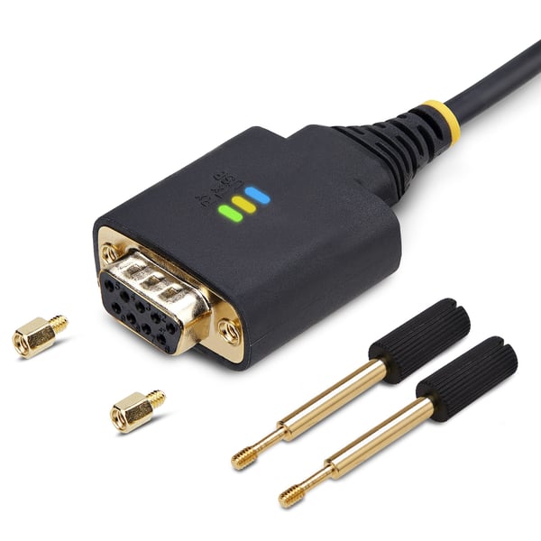 StarTech.com 1 m USB Null Modem-kabel, FTDI, USB-A til RS232-adapter - Kabel USB / seriel - USB (M)