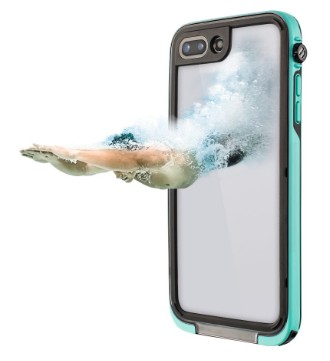 Hama Aqua mobiltelefon etui 14 cm (5.5") Cover Transparent, Turkis