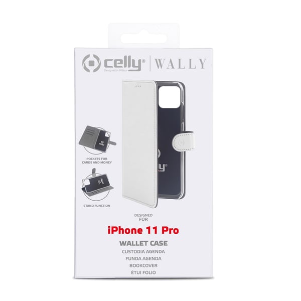 Celly Wally mobiltelefon etui 14,7 cm (5.8") Folie Hvid