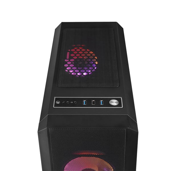 Chieftec GL-04B-OP tietokonekotelo Midi Tower Musta