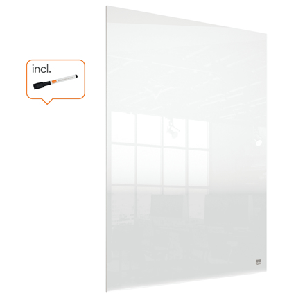 Nobo Transparent Akryl mini whiteboard skrivbord eller väggmonterad 60x45 cm