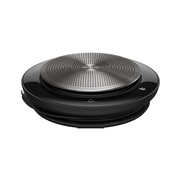 Jabra Speak 750 kaiutinpuhelin Universaali USB/Bluetooth Musta, Hopea