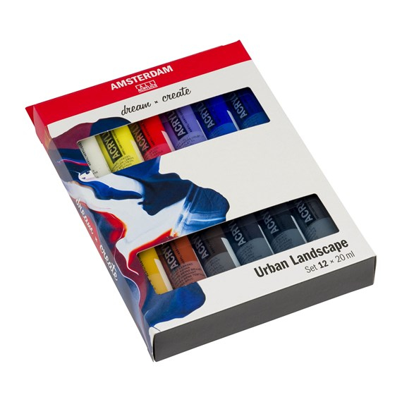 Amsterdam 17820603 hobbymaling Akrylmaling 12 stk