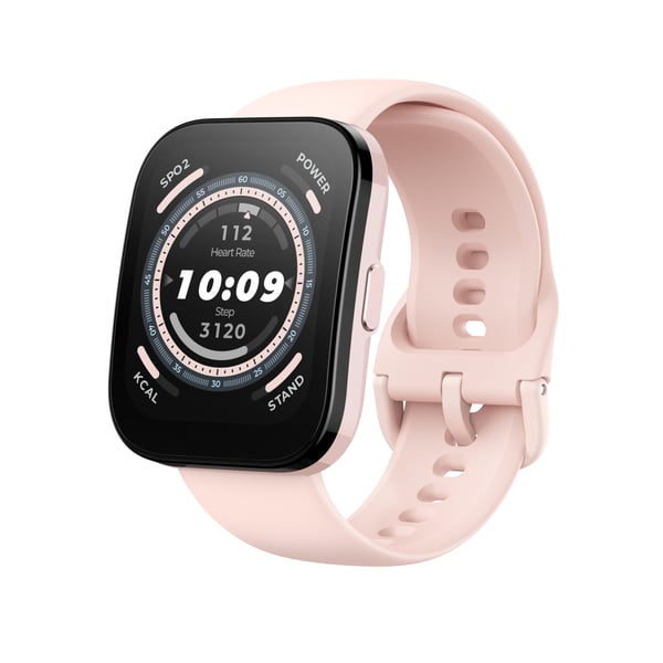 Amazfit Bip 5 4,85 cm (1.91") TFT 45.9 mm Digital 320 x 380 pixel Berøringsskærm Lyserød GPS (satellit)