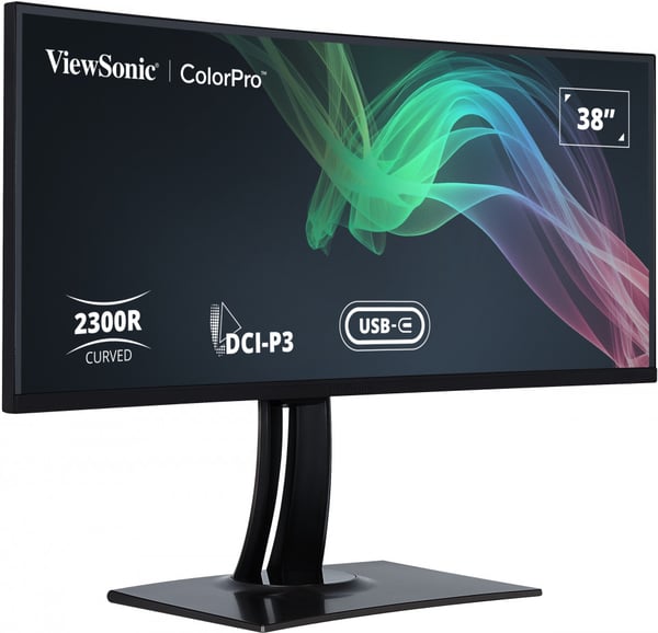 Viewsonic VP3881A computerskærm 96,5 cm (38") 3840 x 1600 pixel Quad HD+ LED Sort