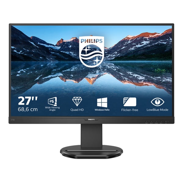 Philips B Line 276B9/00 platta pc-skärmar 68,6 cm (27") 2560 x 1440 pixlar Quad HD LED Svart