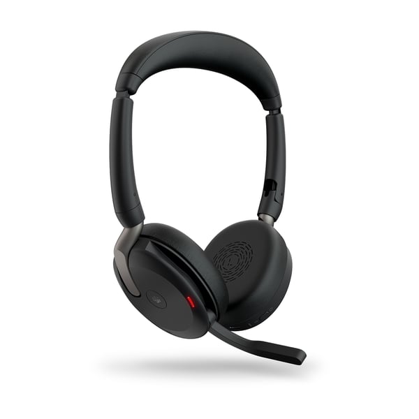 Jabra Evolve2 65 Flex Headset Trådløs Kontor/Callcenter USB Type-C Bluetooth Opladningsstativ