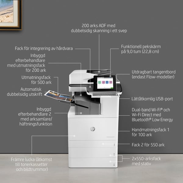 HP Color LaserJet Enterprise Flow Color LaserJet Enterprise, Flow MFP M776zs