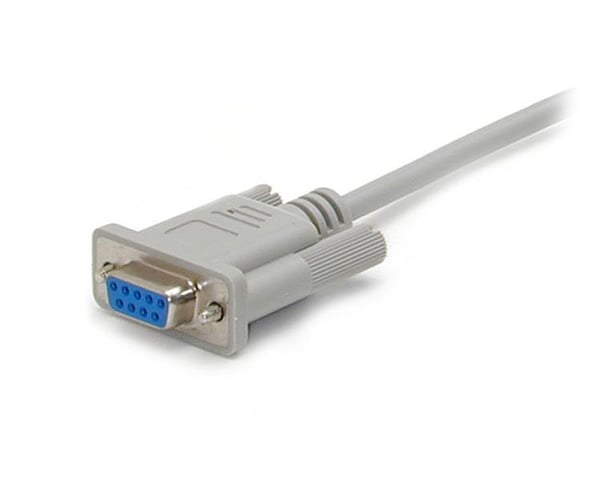 StarTech.com 3 m Seriell korsad DB9 till DB25-nollmodemskabel - F/M