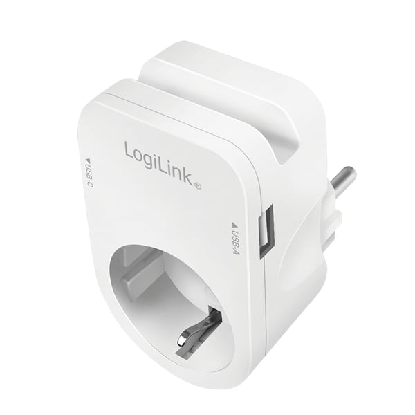 LogiLink PA0259 oplader til mobil enhed Universel Hvid Vekselstrøm Indendørs