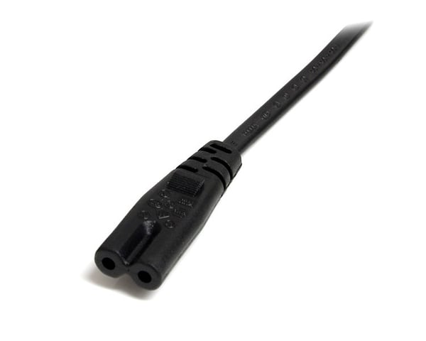 StarTech.com PXT101NBEU el-ledning Sort 2 m CEE7/16 C7 forbinder