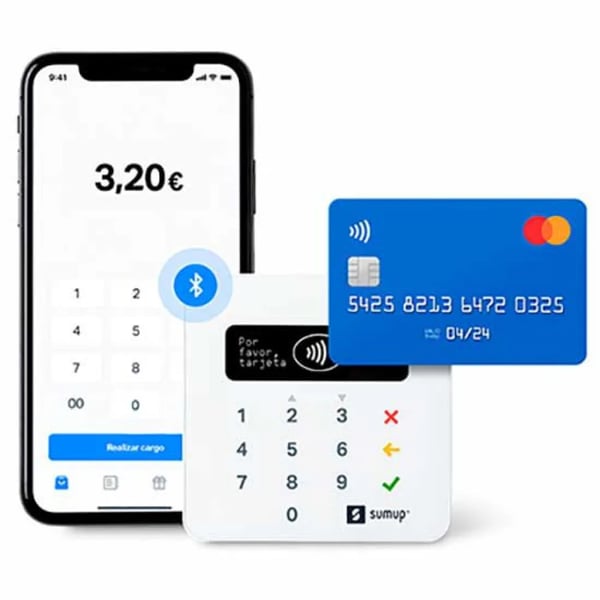SumUp Air läsare smarta kort Inomhus / utomhus Bluetooth Vit
