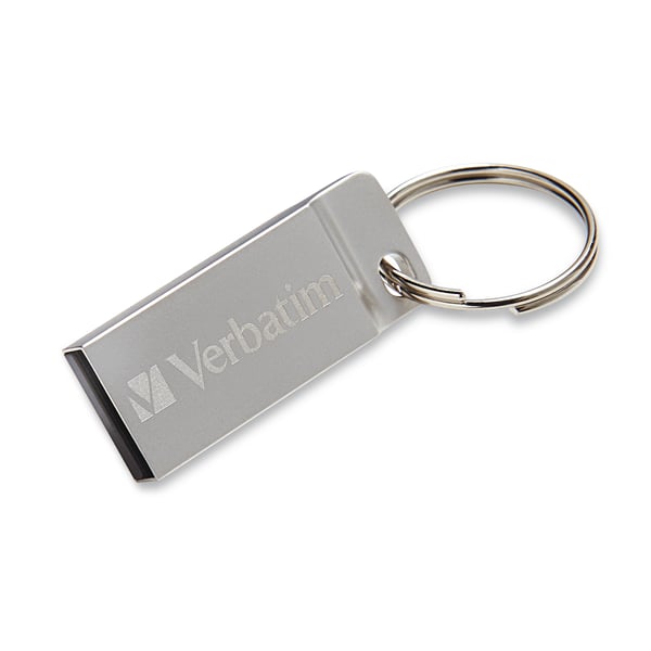 Verbatim Metal Executive USB-muisti 64 GB USB A-tyyppi 2.0 Hopea