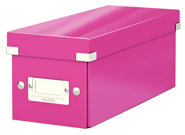 Leitz Click & Store WOW CD-opbevaringsboks, 84% recirkuleret karton