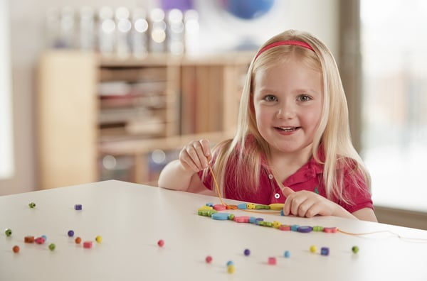 Melissa & Doug Bead Bouquet Deluxe Wooden Bead Set