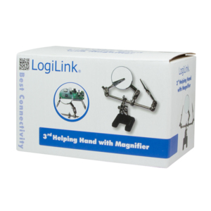 LogiLink WZ0034 forstørrelsesglas Sort, Rustfrit stål