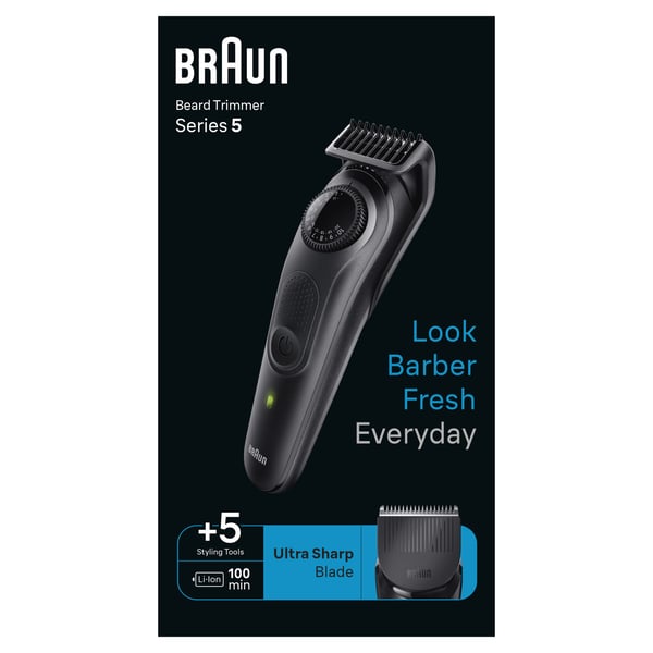 Braun BeardTrimmer 5 BT5420 Akku 40 2 cm Musta