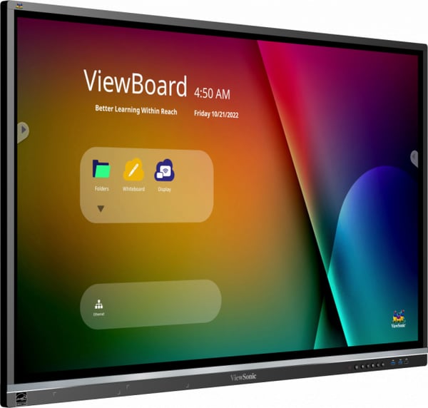 Viewsonic IFP5550-5 interaktiv whiteboard 139,7 cm (55") 3840 x 2160 pixlar Pekskärm Svart HDMI