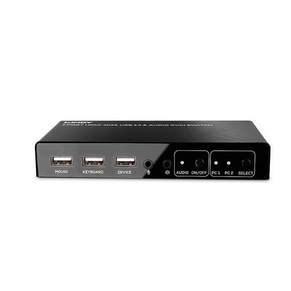 Lindy 32809 KVM-switchar Svart