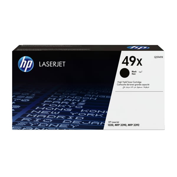 HP 49X musta alkuperäinen LaserJet -tulostuskasetti, suuri riittoisuus - 6000 sivua - musta - 1 kpl HP 49X musta alkuperäinen LaserJet -tulostuskasetti, suuri riittoisuus - 6000 sivua - musta - 1 kpl