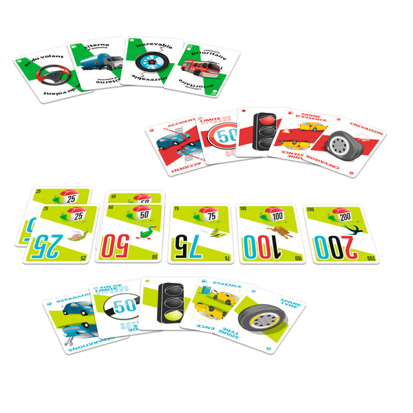 Dujardin Mille Bornes 1130300229 sällskapsspel 15 min Kortspel Familj
