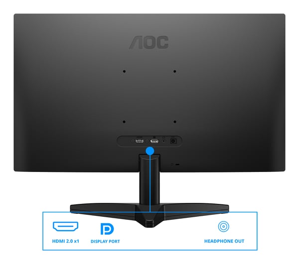 AOC B3 Q24B36X computerskærm 60,5 cm (23.8") 2560 x 1440 pixel Quad HD LED Sort
