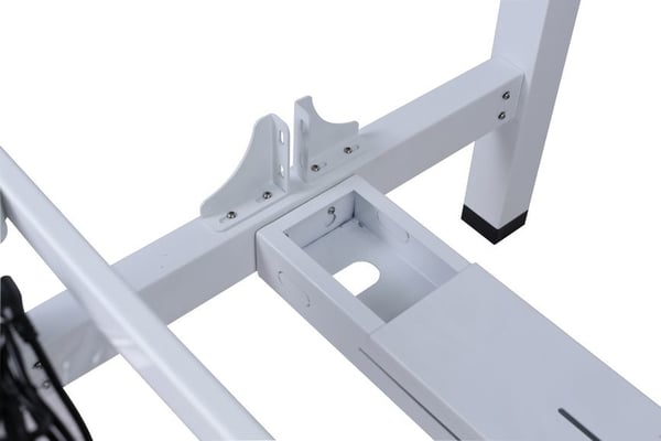 Equip 650830 stativ till ståskrivbord Elektrisk 4 ben Grå