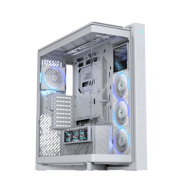 ASUS ROG CRONOX GR801 CURVE TG ARGB WHITE Midi Tower Vit ASUS ROG CRONOX GR801 CURVE TG ARGB WHITE Midi Tower Vit