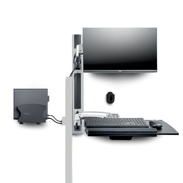 StarTech.com 2PASTSC-WALL-MOUNT desktop arbejdsplads med siddestativ