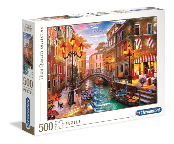 Clementoni Sunset over Venice Puslespil 500 stk Landskab