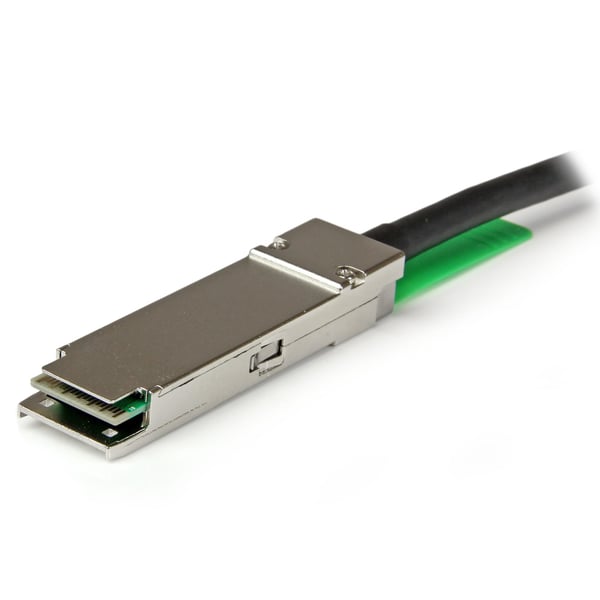 StarTech.com QSFPMM2M InfiniBand og fiberoptisk kabel 2 m QSFP+ Sort