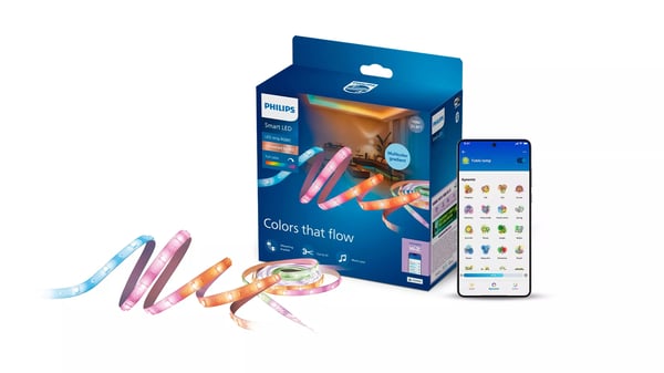 Philips Intelligent RGBIC LED strip, 2 x 5 m, Type C, Connected by WiZ