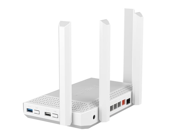 Keenetic Hero (KN-1012) trådløs router 2.5 Gigabit Ethernet Dual-band (2,4 GHz / 5 GHz) Hvid
